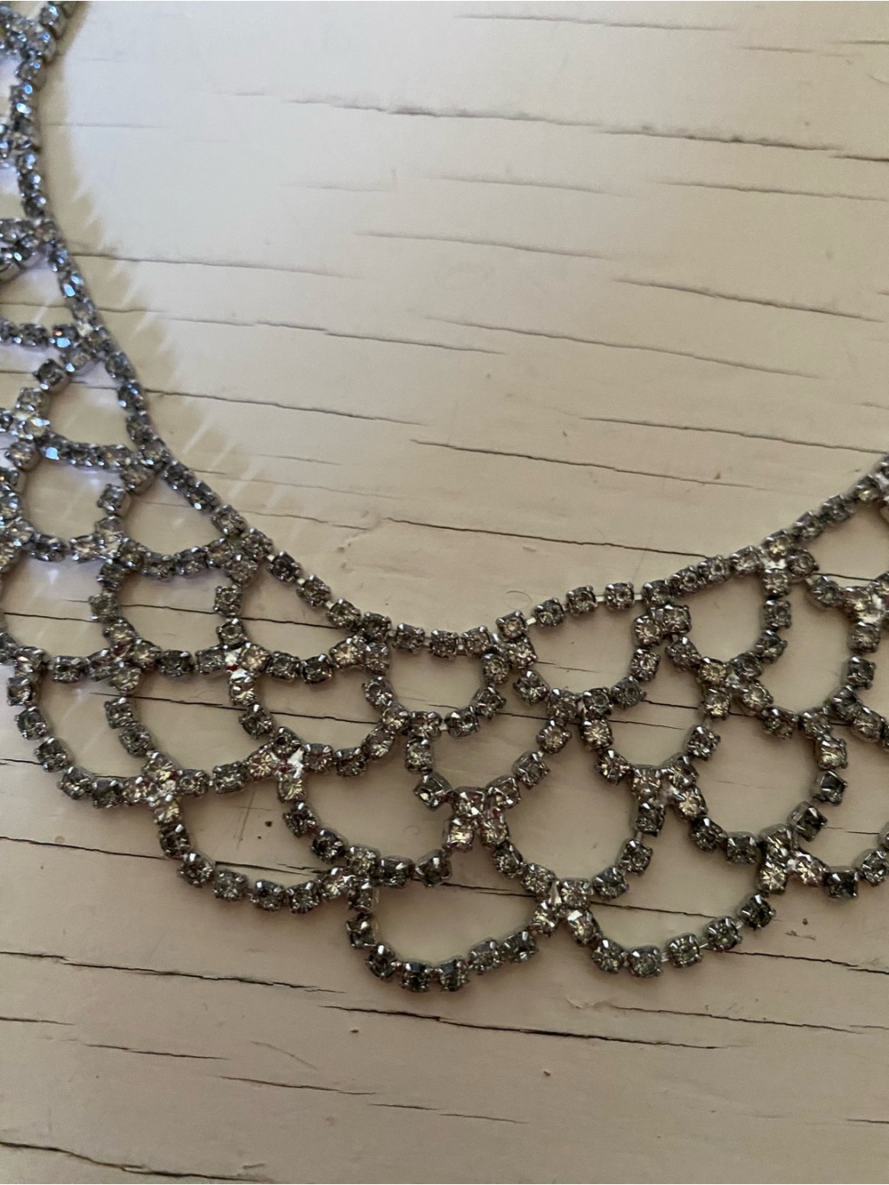 Vintage Rhinestone Collar - Picture 3 of 10